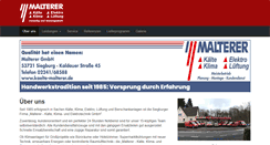 Desktop Screenshot of kaelte-malterer.de