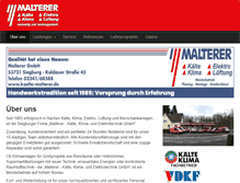 Tablet Screenshot of kaelte-malterer.de